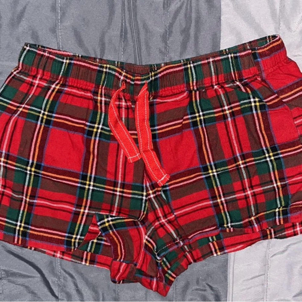 Old Navy Red Plaid Shorts